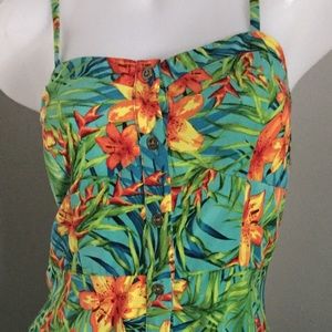 A. BYER  Multicolor Sundress 100% Polyester Size S